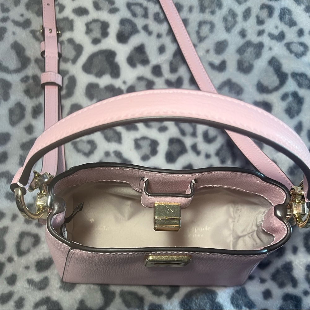 Kate Spade Phoebe Mini Top Handle Crossbody Purse Light Pink - Picture 4 of 8